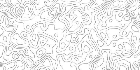 Modern abstract contour terrain background with abstract elevation pattern, minimal geographic line texture with peaks and valleys, for editorial, poster and branding. © hossain