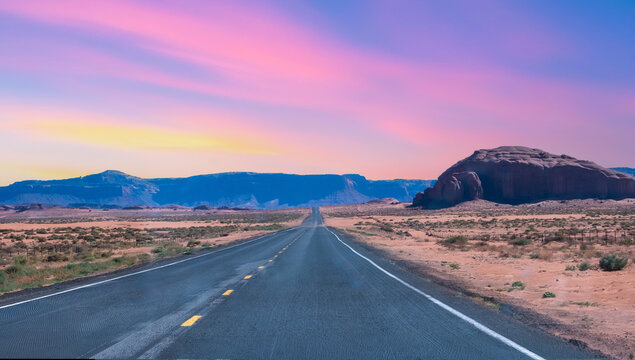 road to the mountains