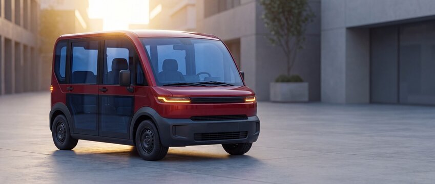 Compact Electric Neighborhood Shuttle for Low Emission Urban Passenger Transport and Community Transit