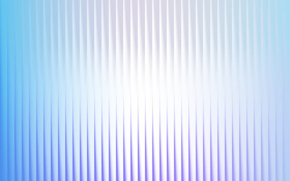 Abstract light blue and purple vertical stripe blind line pattern background with central glow effect