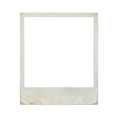 Old vintage polaroid photo frame with worn edges © Raja