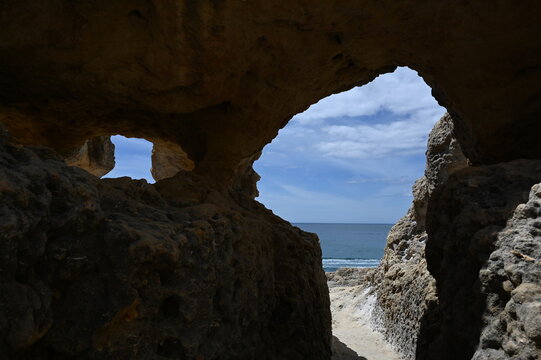 Algar Seco bei Carvoeiro an der Algarve