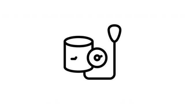 blood pressure cuff animated icon