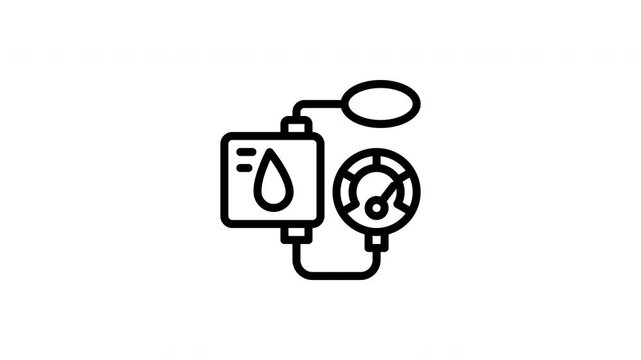 blood pressure animated icon