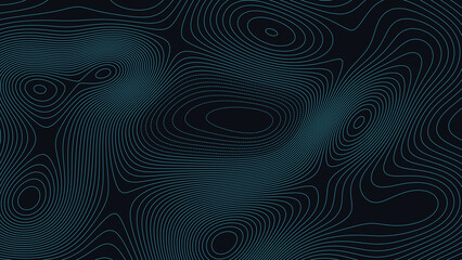 Lake Cumberland Kentucky Topographic Elevation Map Vector Background © Auras