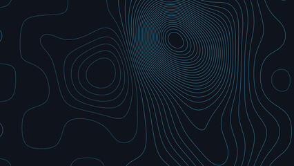 Kachemak Bay Alaska Topographic Elevation Map Vector Background © Auras