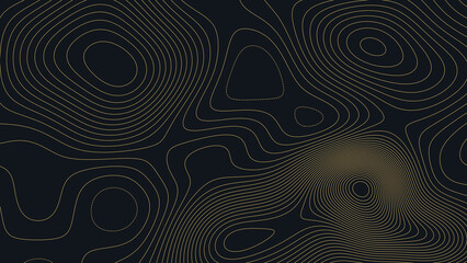 Lake Pend Oreille Idaho Topographic Elevation Map Vector Background © Auras