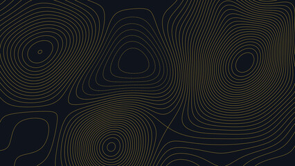 Lake Winnebago Wisconsin Topographic Elevation Map Vector Background © Auras