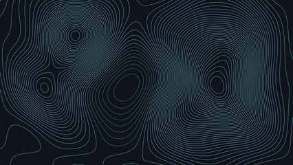 St Marys River Basin Michigan Topographic Elevation Map Vector Background © Auras