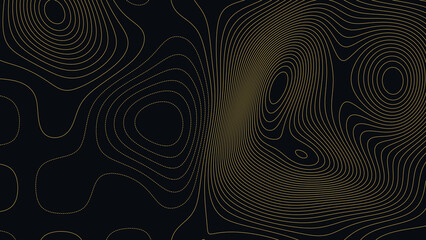 Lake Placid New York Topographic Elevation Map Vector Background © Auras