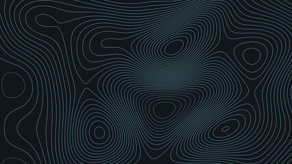 Lake Wallenpaupack Pennsylvania Topographic Elevation Map Vector Background © Auras