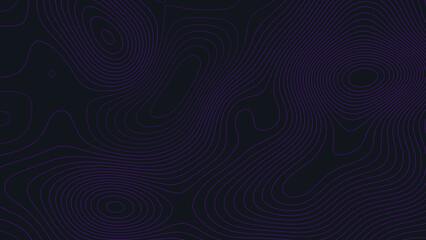Anchor Bay Michigan Topographic Elevation Map Vector Background © Auras