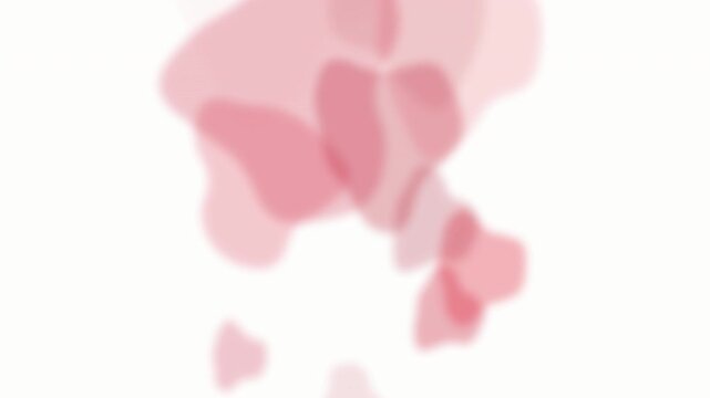 Red watercolor blot cloud texture abstract background isolated on white