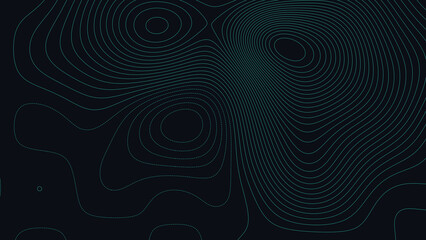 Lewis Smith Lake Alabama Topographic Elevation Map Vector Background © Auras