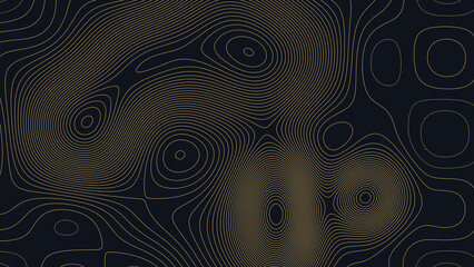 Enid Lake Mississippi Topographic Elevation Map Vector Background © Auras