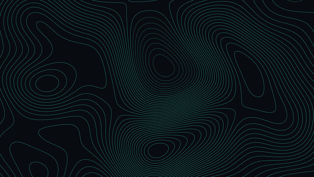 Grenada Lake Mississippi Topographic Elevation Map Vector Background