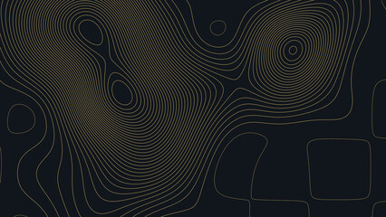 Toledo Bend Reservoir Texas Louisiana Topographic Elevation Map Vector Background © Auras