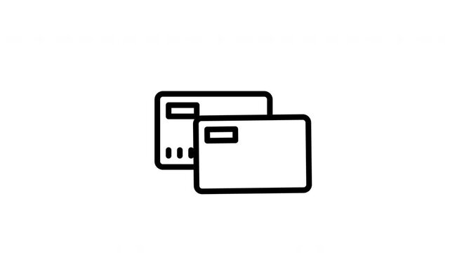 credit card payment animated icon
