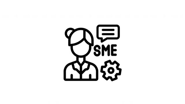 customer service animated icon