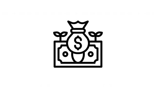 dividend animated icon