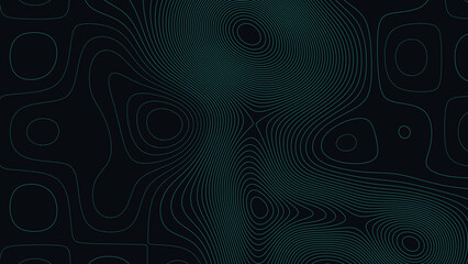 Truman Reservoir Missouri Topographic Elevation Map Vector Background © Auras