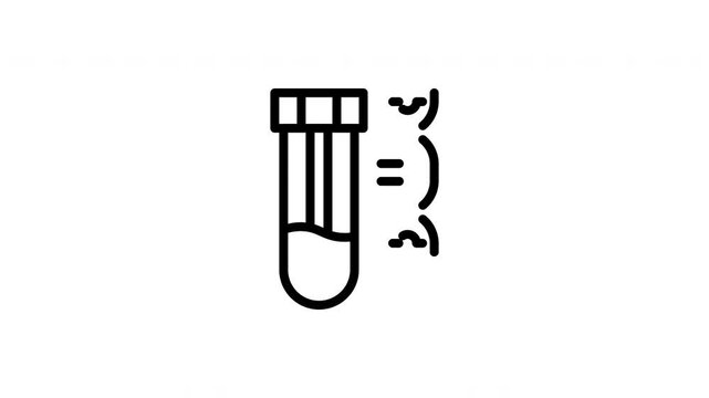 genetic test animated icon