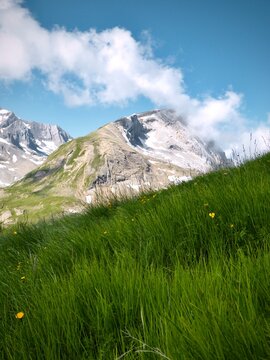 high mountain landscape
