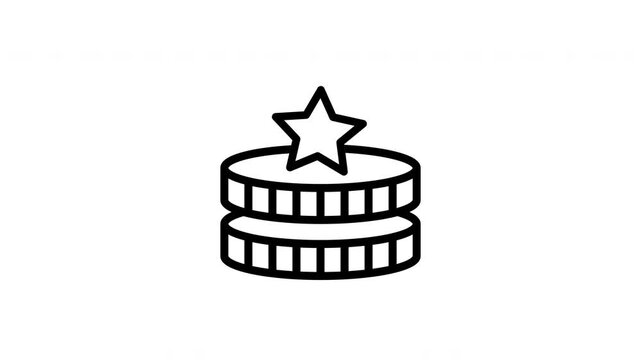 gold coins animated icon