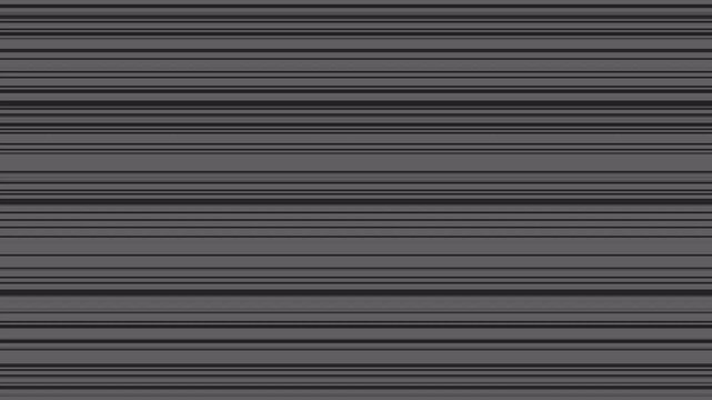 A television screen experiences heavy interference and static noise with flickering horizontal lines and gray scale glitches during the process of turning on or off. 4k