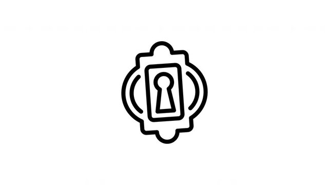 keyhole animated icon