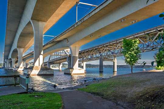 Beneath ISeattle Highway Bridges 2
