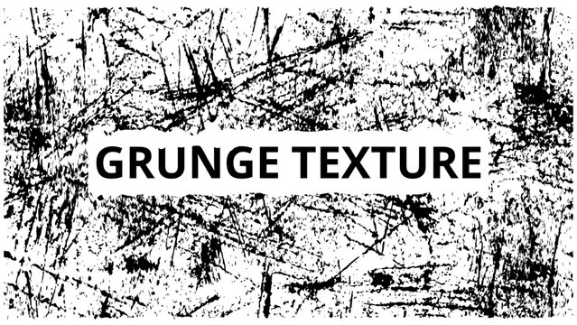 Black and White Grunge Texture Background with Scratch Splatter Mix Pattern