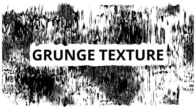 Black and White Grunge Texture Background with Vertical Brush Streak Pattern