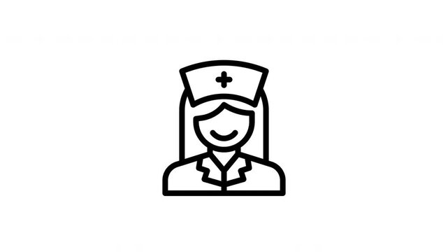 nurse animated icon