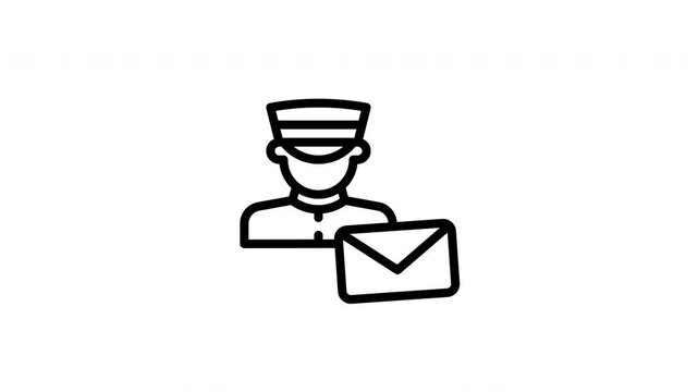 postman animated icon