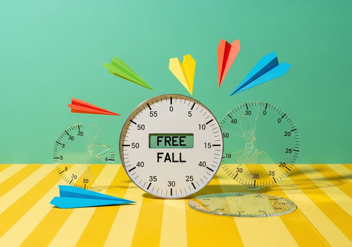 Conceptual Business Metaphor for Free Fall and Time Management