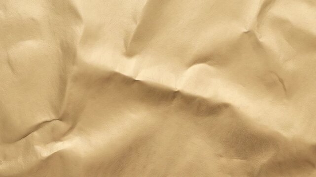 Stop motion of crumpled craft metallic_gold paper texture, abstract loop background - Crumpled_metallic_gold_paper_texture