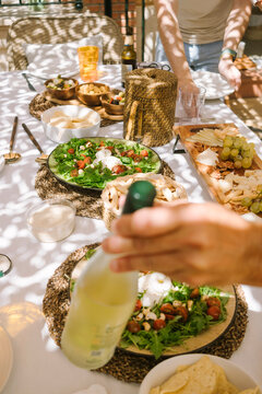 Serving Outdoor Lunch