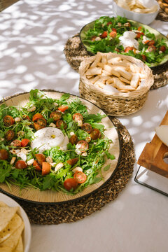 Delicious Salad With Fresh Ingredients