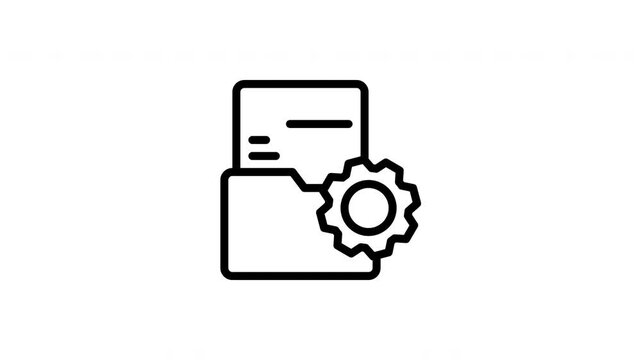 project folder animated icon