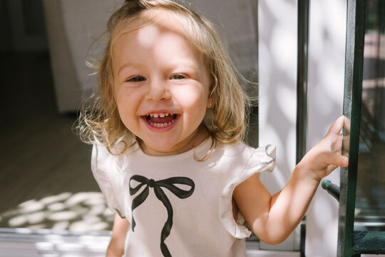 Smiling Toddler Portrait
