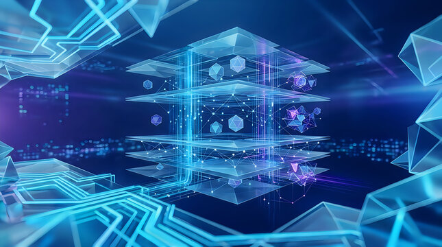 Futuristic data visualization a deep dive into the abstract representation of complex information networks