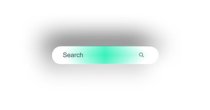 Search here. Search bar for ui. Search bar vector icons in flat design, isolated on transparent background. Vector illustration