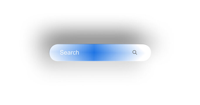 Search here. Search bar for ui. Search bar vector icons in flat design, isolated on transparent background. Vector illustration