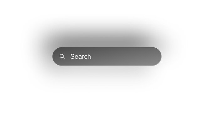 Modern Web Search Bar Input Field Vector Set with UI Buttons for Website Browser Navigation, App Interface Design, and Search Engine Queries isolated on transparent background png design