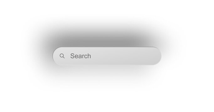 Modern Web Search Bar Input Field Vector Set with UI Buttons for Website Browser Navigation, App Interface Design, and Search Engine Queries isolated on transparent background png design