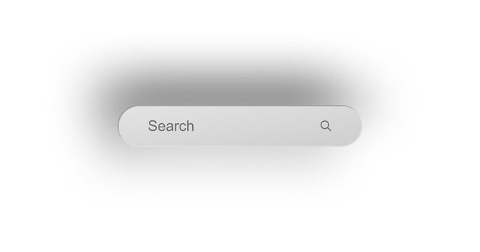 Modern Web Search Bar Input Field Vector Set with UI Buttons for Website Browser Navigation, App Interface Design, and Search Engine Queries isolated on transparent background png design