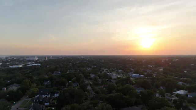Sunset along the coast