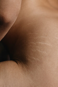 Skin Close up Showing Texture and Natural Lines