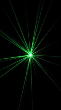 Green Laser Beam Network Lines isolated alpha channel Loop animation,laser lights ,Sci-Fi and Technology and Music Videos Streams vertical Social media Motion design element
